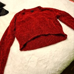 Knit cropped sweater